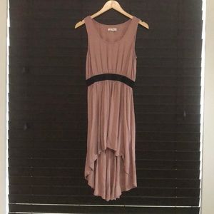 Blush high low sundress